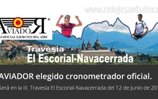 Relojes AVIADOR Watch Cronometrador Oficial 3 Travesia El Escorial Navacerrada 2015