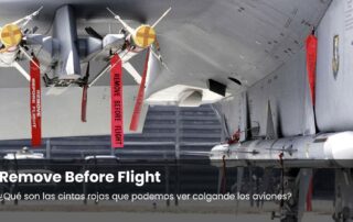 remove before flight cintas aviones